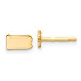 14KY Pennsylvania State Earrings