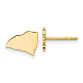 14KY South Carolina State Earrings