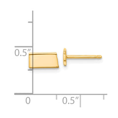 14KY South Dakota State Earrings