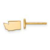 14KY Washington State Earrings