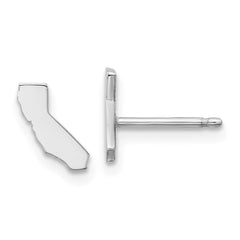 14KW California State Earrings