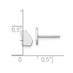 14KW Georgia State Earrings