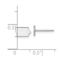 14KW Iowa State Earrings