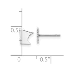 14KW Minnesota State Earrings
