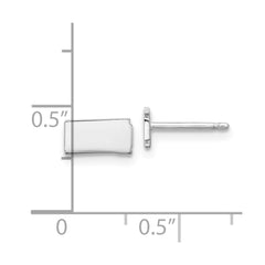 14KW North Dakota State Earrings