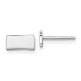 14KW North Dakota State Earrings