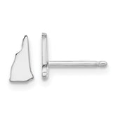 14KW New Hampshire State Earrings