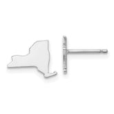 14KW New York State Earrings