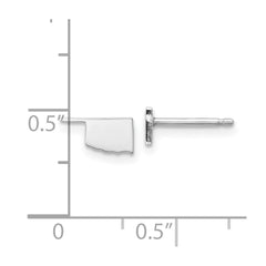 14KW Oklahoma State Earrings