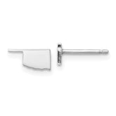 14KW Oklahoma State Earrings