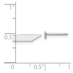 14KW Tennessee State Earrings