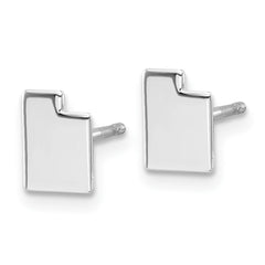 14KW Utah State Earrings
