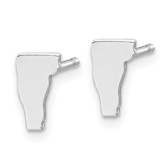 14KW Vermont State Earrings