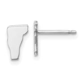 14KW Vermont State Earrings