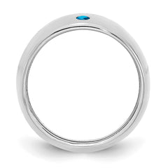 10KW 1 Birthstone Personalized Cigar Ring