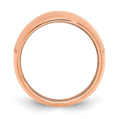 10K Rose Gold 2 Birthstone Personalized Cigar Ring