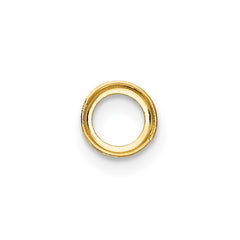 14k 5mm Round Bezel Pendant Mounting