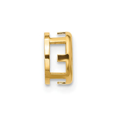 14k 7mm Round Bezel Pendant Mounting