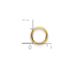 14k 7mm Round Bezel Pendant Mounting