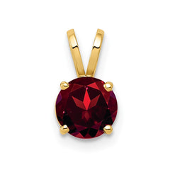 14k Garnet pendant