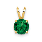 14k 6mm Mount St. Helens pendant