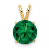 14k 8mm Mount St. Helens pendant