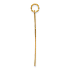 14K Laser Designed Cross Pendant - 3