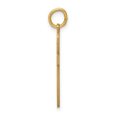 14K Laser Designed Ankh Cross Charm - 2