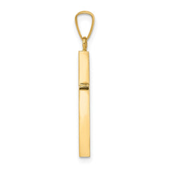 14k Cross Pendant - 18