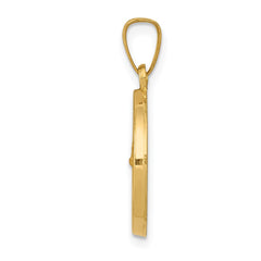 14k Polished and Satin St Gerard Medal Hollow Pendant - 2