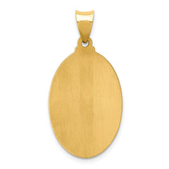 14k Polished and Satin St Jude Thaddeus Medal Hollow Pendant - 6