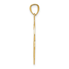 14k Yellow Gold Hand of God Pendant