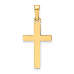 14k Polished Latin Cross Pendant - 5