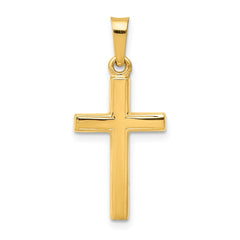 14k Polished Latin Cross Pendant - 5