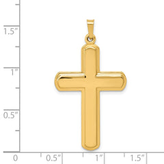 14k Polished Latin Cross Pendant - 3