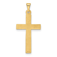 14k Polished Latin Cross Pendant - 2