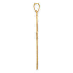 14k Cross Pendant - 6