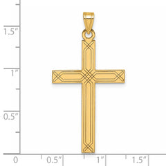 14k Cross Pendant - 6