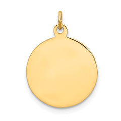 14k Our Lady of Mount Carmel Medal Charm