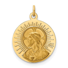 14k Matka Boska Medal Charm - 4