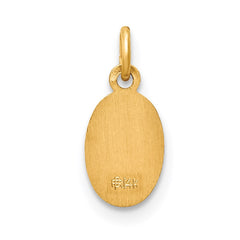 14k Saint Christopher Medal Charm - 7