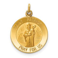 14k Saint Patrick Medal Charm - 2