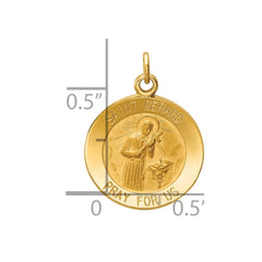 14k Saint Gerard Medal Charm - 2