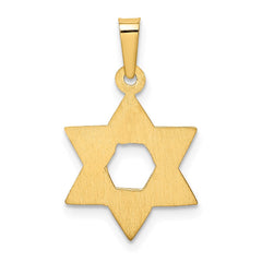 14k Star of David Pendant - 3