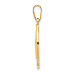 14k Ichthus Fish Pendant