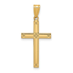 14k Cross Pendant - 7