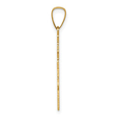 14k Eastern Orthodox Cross Charm - 4
