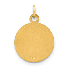 14k Saint Matthew Medal Charm - 2