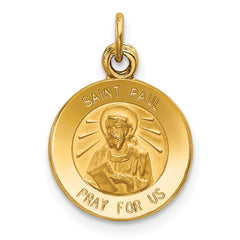 14k Saint Paul Medal Charm - 2
