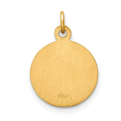 14k Our Lady of Perpetual Help Medal Charm - 3